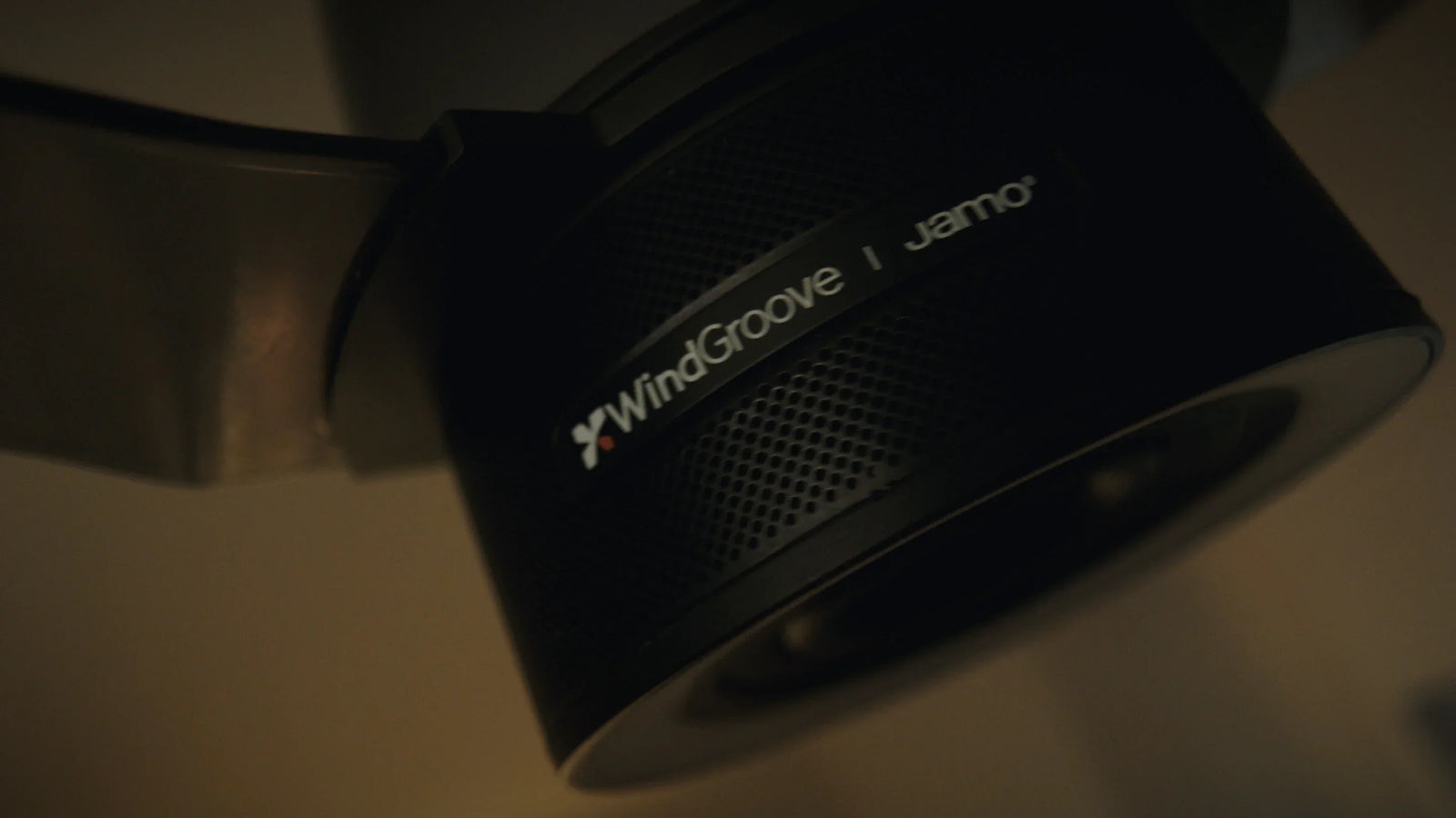 Close-up of the AirFi One speaker grille